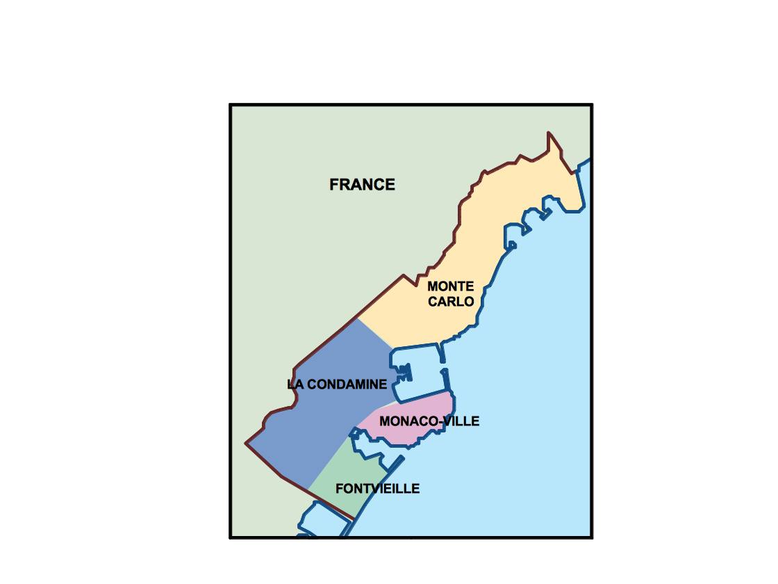 monaco presentation map