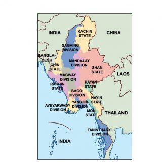 myanmar presentation map
