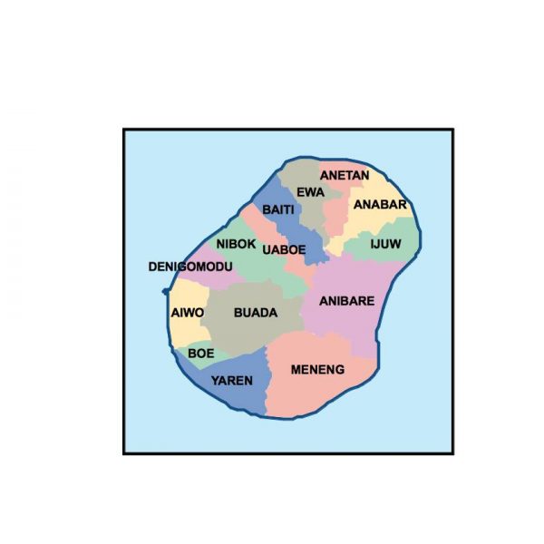 nauru presentation map
