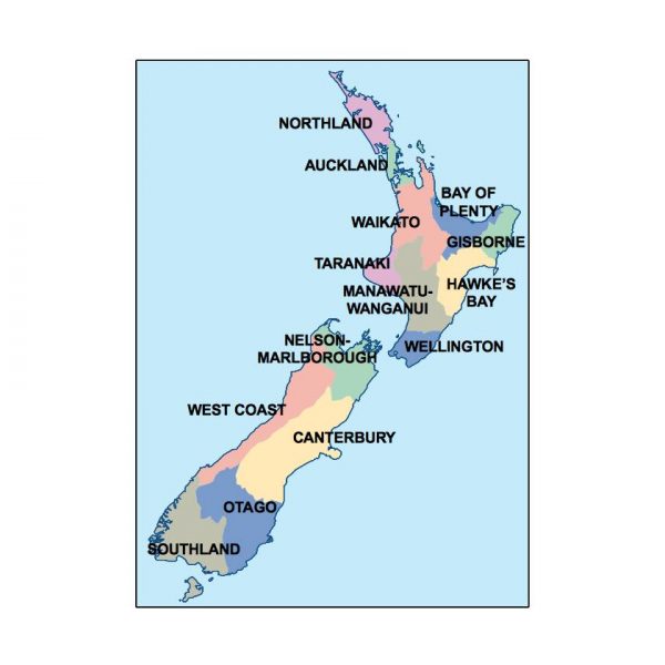new zealand presentation map