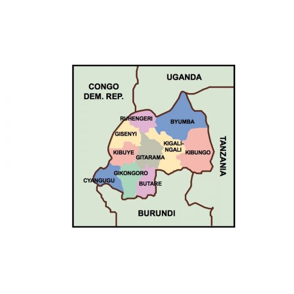 rwanda presentation map