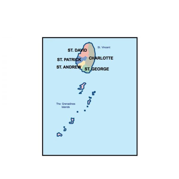 saint vincent and the grenadines presentation map