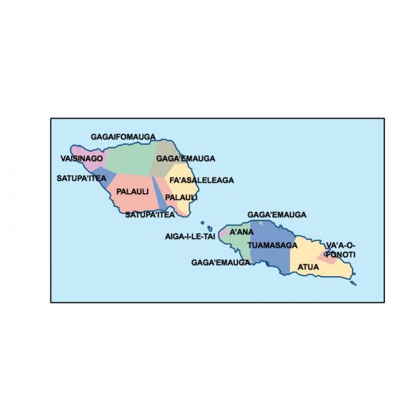 samoa presentation map
