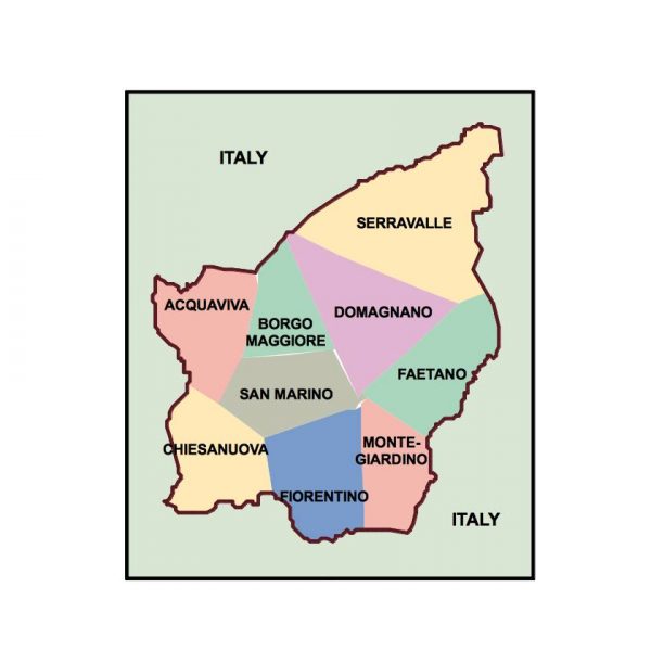 san marino presentation map