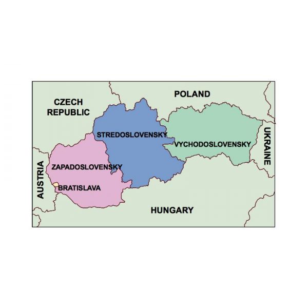 slovakia presentation map