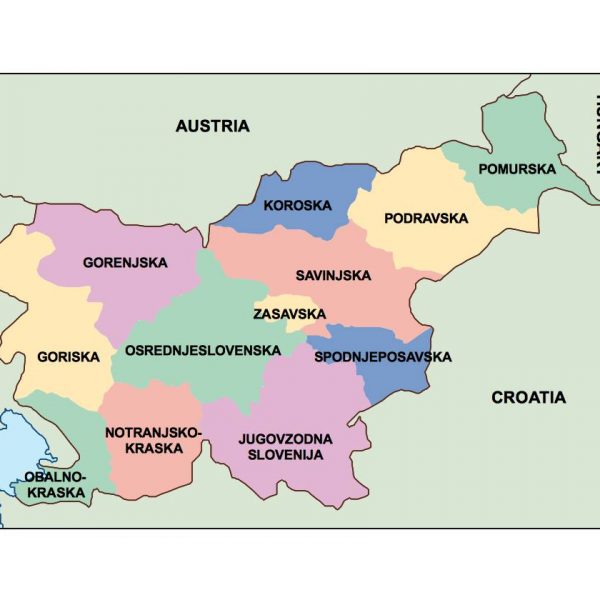 slovenia presentation map