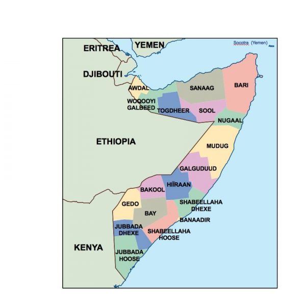 somalia presentation map