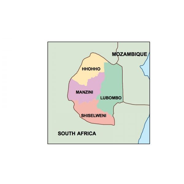 swaziland presentation map