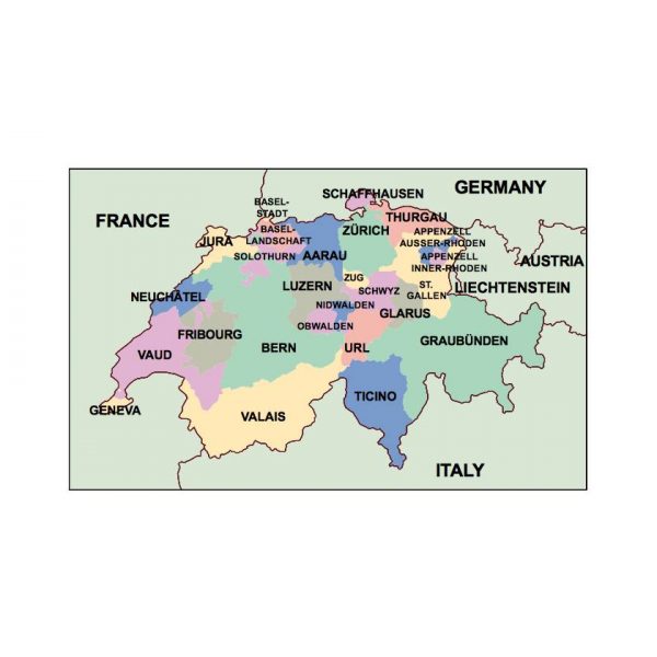 switzerland presentation map