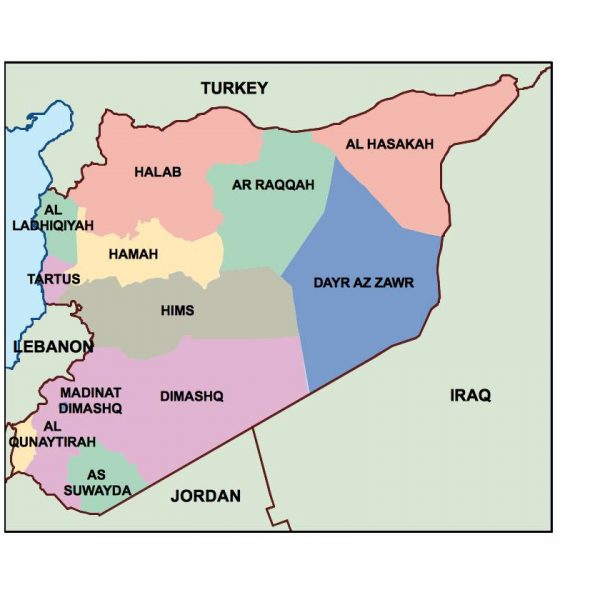 syria presentation map