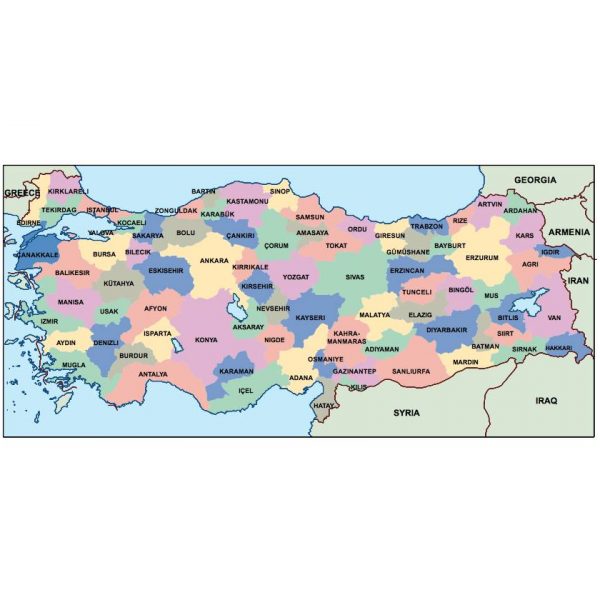 turkey presentation map