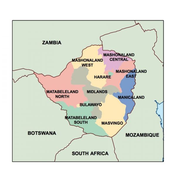 zimbabwe presentation map