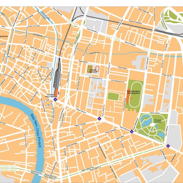 Bangkok Vector Map