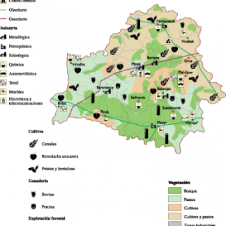 Belarus Economic map