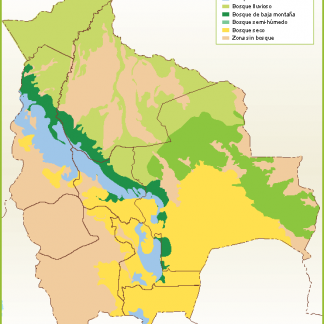 Bolivia mapa flora fauna