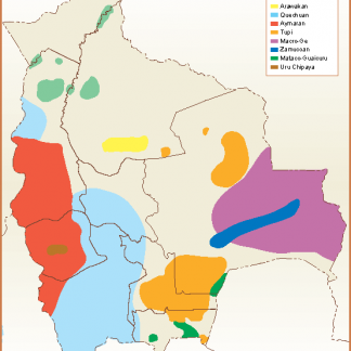 Bolivia mapa lenguas