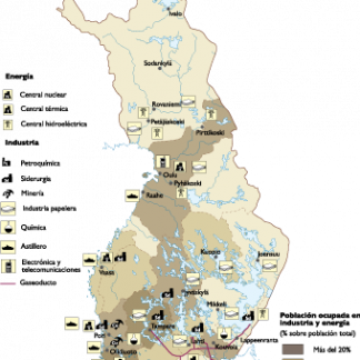 Finland Economic map
