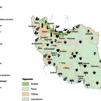 Iran Agricultural map
