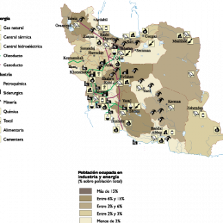 Iran Economic map
