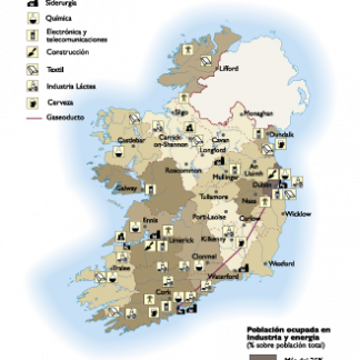 Ireland Economic map