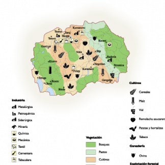 Macedonia Economic map