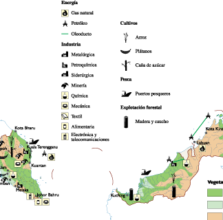 Malaysia Economic map