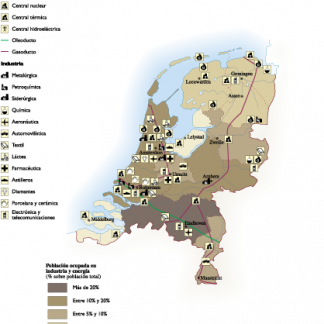 Netherlands Economic map