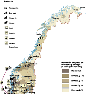 Norway Economic map