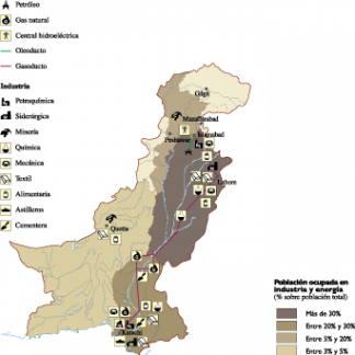 Pakistan Economic map