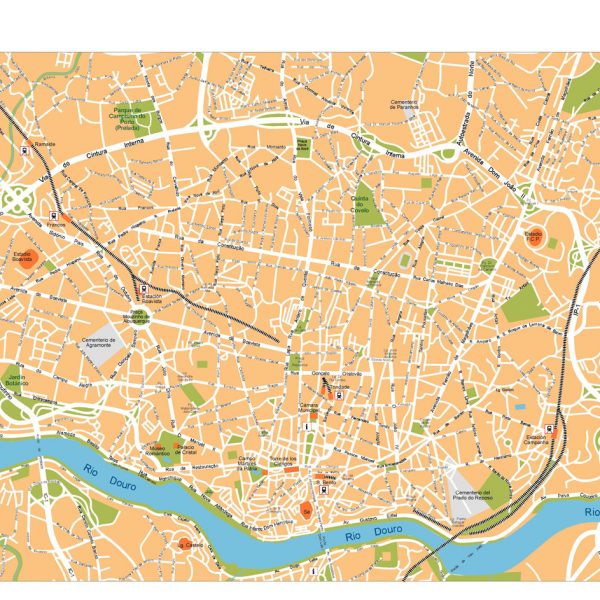 Porto Vector Map