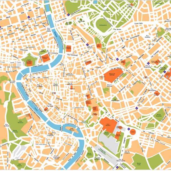 Roma Vector Map