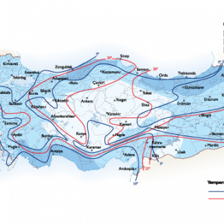 Turkey Climate map