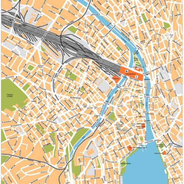 Zurich Vector Map