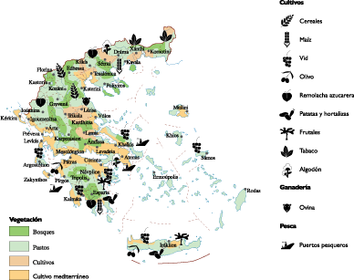 Greece Land Use map