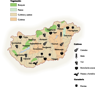 Hungary Land Use map