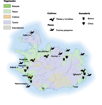 Iceland Land Use map