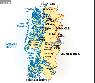 Mapa Aisen
