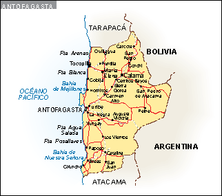 Mapa Antofagasta