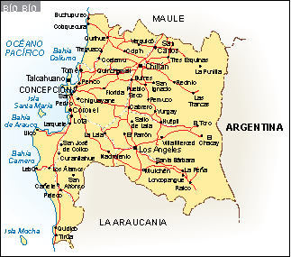 Mapa Bio Bio