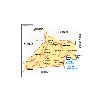 Mapa Río Negro