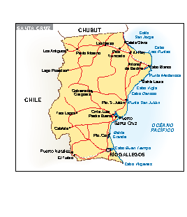 Mapa Santa Cruz