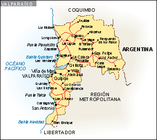 Mapa Valparaiso