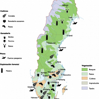 Sweden Land Use map