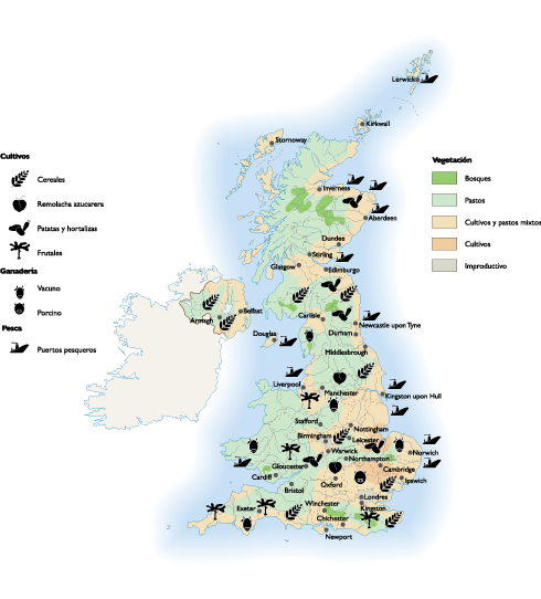United Kingdom Land Use map