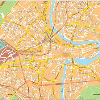 Bern Vector EPS Map