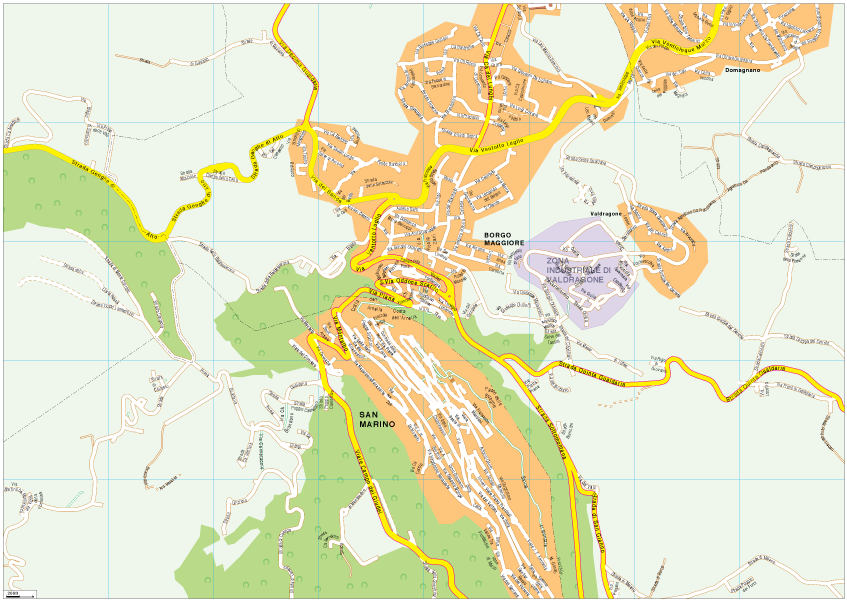 San Marino Vector EPS Map