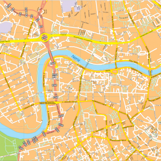 Vilnius Vector EPS Map